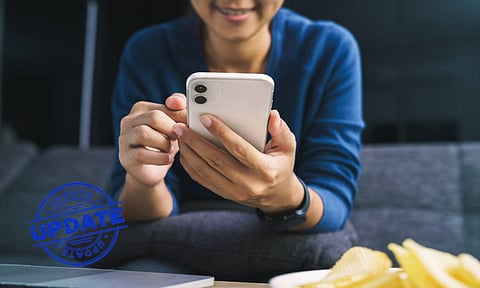 women using mobile  phone