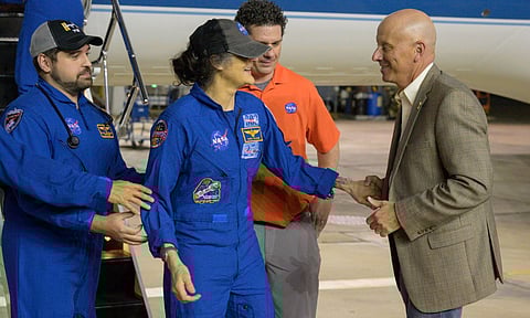 sunita williams return to earth