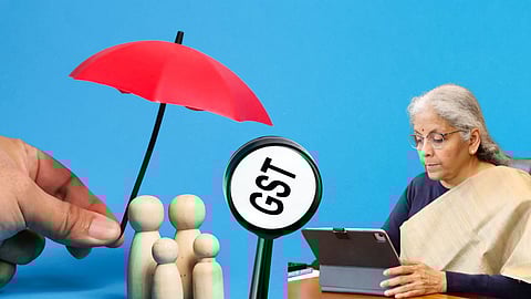 nirmala sitaraman and insurance gst