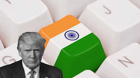 trump, india