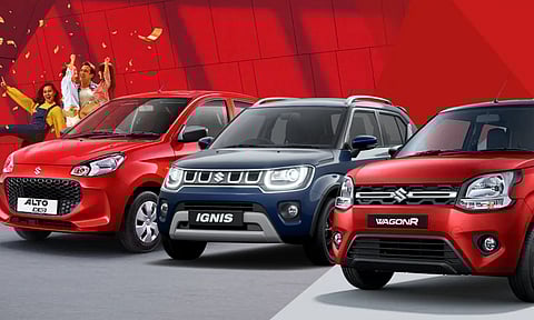 Maruti Alto k10, Maruti Ignis, Maruti Wahgon R