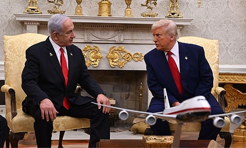 Israel prime minister Benjamin Nethanyahu US president Donald Trump