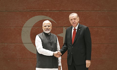 PM Narendra Modi held talks with President Recep Tayyip Erdoğan