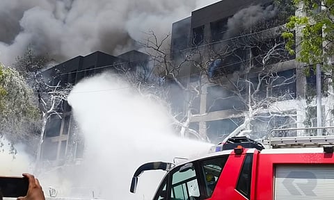 air india flight crash site