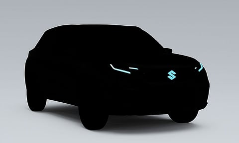 ai generated image of a upcoming maruti suzuki Mid Size SUV, Probably called Maruti Escudo