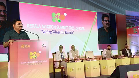 Kochi Mayor M. Anilkumar inaugurated the valedictory session of the Kerala Aviation Summit held in Kochi. FICCI Kerala Head Savio Mathew, KPMG Mobility and Logistics Director Dhaval Raut, CIAL MD S. Suhas, and CIAL Airport Director G. Manu were present on the occasion