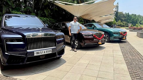  three Rolls-Royces