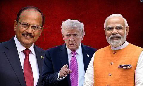 ajith doval donald trump and modi