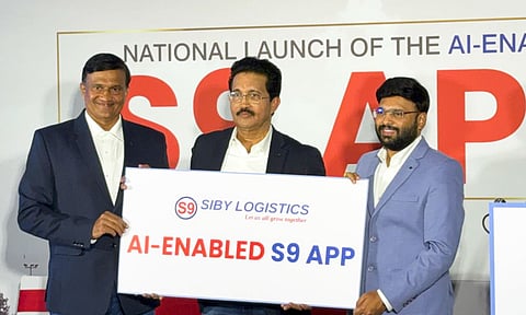 സിബി ലോജിസ്റ്റിക്സിന്റെ എസ്9 കസ്റ്റമര്‍ ആപ്പിന്റെ പ്രവര്‍ത്തനോദ്ഘാടനം കൊച്ചിയില്‍ നടന്നപ്പോള്‍.
