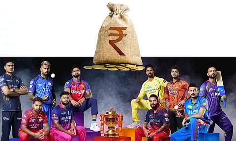 ഓണ്‍ലൈന്‍ ഗെയിമിംഗ് ആപ്പുകള്‍ ഔട്ടെങ്കിലും ഐപിഎല്‍ വരുമാനത്തിന് കുറവില്ല; കോടികള്‍ വാരി ടീമുകള്‍