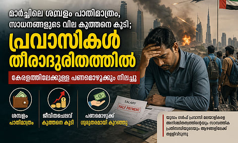 മാര്‍ച്ചിലെ ശമ്പളം പാതിമാത്രം, സാധനങ്ങളുടെ വില ഇരട്ടിയായി; പ്രവാസികള്‍ തീരാദുരിതത്തില്‍, കേരളത്തിലേക്കുള്ള പണമൊഴുക്കും നിലച്ചു