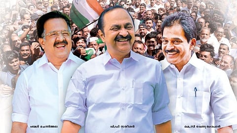 vd satheesan, kc venugopal
