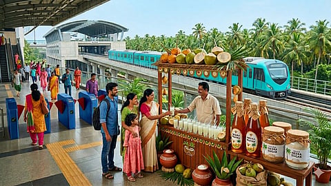 Neera Parlour at Kochi Metro station