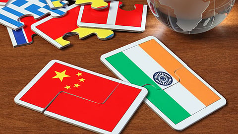 china, india