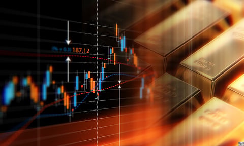 Global Gold Price Commodity Concept