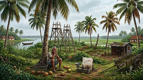 coconut farmers, kerala 