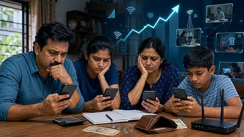 കുടുംബ ബജറ്റിന് 'ഡിജിറ്റല്‍' പണി! വർഷം ₹7,000 വരെ അധിക ബാധ്യത; മലയാളി ബജറ്റിന്റെ താളം തെറ്റിക്കുന്ന താരിഫ് വർധന!