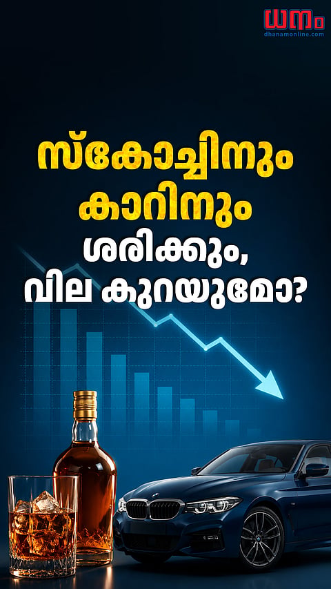 സ്‌കോച്ചിനും കാറിനും ശരിക്കും, വില കുറയുമോ?