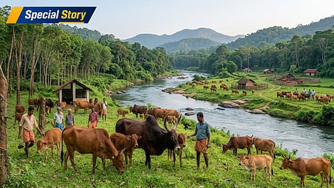 Periyar cattle, kerala