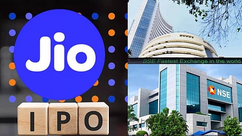 NSE Share Price Down And Jio IPO Hype Impact