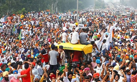 കര്‍ഷകസമരം ഡല്‍ഹിക്ക് വരുത്തിയത് വന്‍ നഷ്ടം