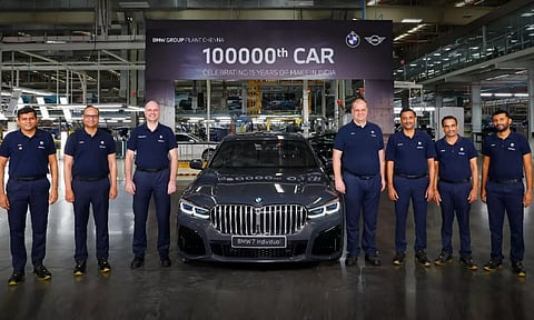 മെയ്ഡ് ഇന്‍ ഇന്ത്യ കാറുകള്‍ ഒരു ലക്ഷം,  നാഴികക്കല്ല് പിന്നിട്ട് ബിഎംഡബ്ല്യു