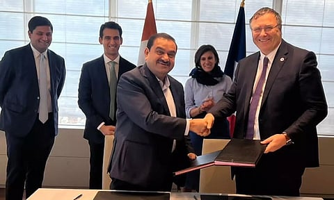 total to buy 25 stake in adani arm for green hydrogen value chain