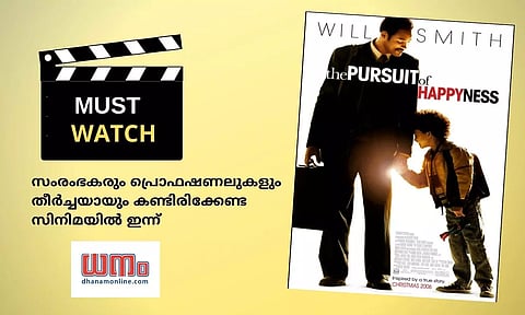 സംരംഭകരും പ്രൊഫഷണലുകളും തീര്‍ച്ചയായും കണ്ടിരിക്കേണ്ട സിനിമയില്‍ ഇന്ന് The Pursuit of Happyness (2006)