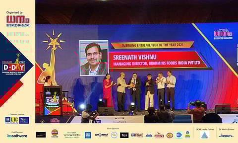ധനം എമര്‍ജിംഗ് എന്റര്‍പ്രണര്‍ ഓഫ് ദി ഇയര്‍ 2021 അവാര്‍ഡ് ശ്രീനാഥ് വിഷ്ണുവിന്