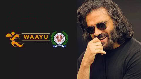 suniel shetty and waayu logo
