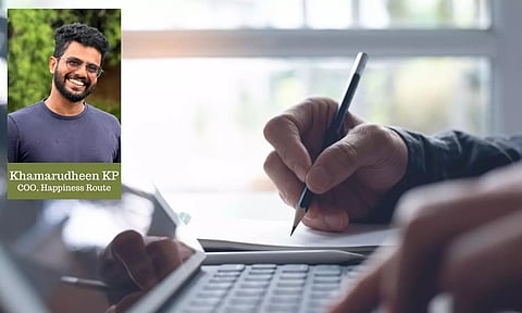 Picture of author and picture showing Self Directed Learning