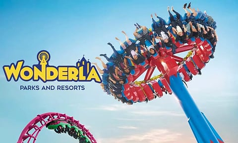 Wonderla logo and Ride