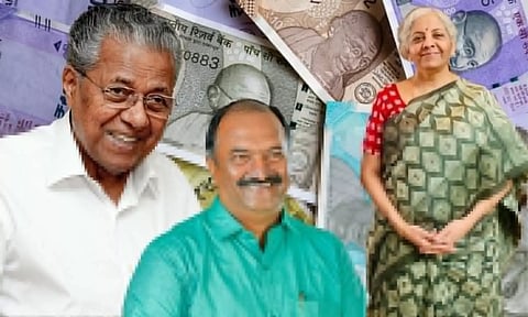 Pinarayi Vijayan, KN Balagopal, Nirmala Sitharaman