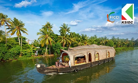 Kerala House Boat, Ficci Logo, KSIDC Logo