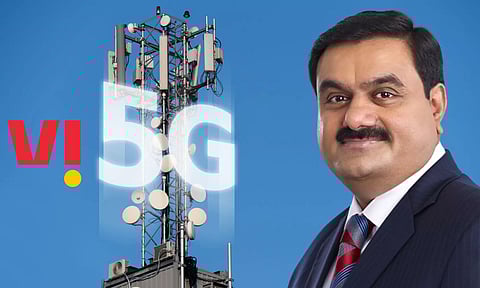 Vi logo, Gautam Adani, 5G