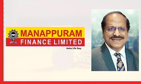 Manappuram Finance logo, V.P. Nandakumar
