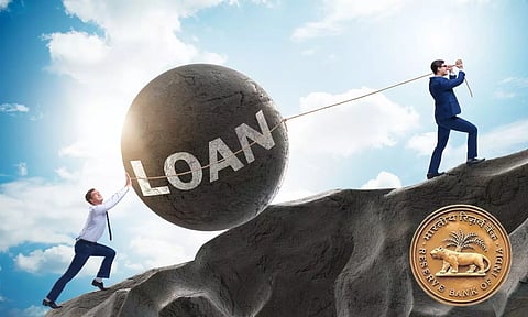 Loan Burden, RBI logo