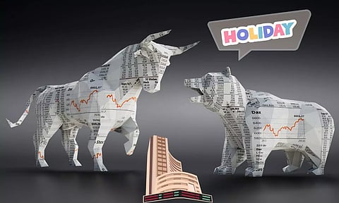 Stock market bull and bear, Holiday