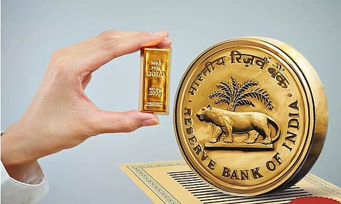 Gold reserves, RBI
