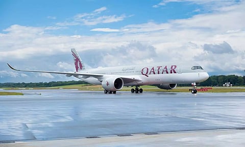 Qatar airways flight