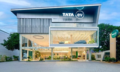 tata ev showroom in edappally