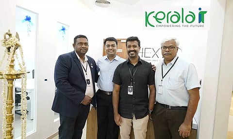 ഹെക്‌സ്20 യുടെ സ്ഥാപകരായ ലോയ്ഡ് ജേക്കബ് ലോപ്പസ്, എംബി അരവിന്ദ്, അമല്‍ ചന്ദ്രന്‍, അനുരാഗ് രഘു എന്നിവര്‍.