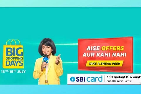 ആമസോണിനു പിന്നാലെ ഫ്‌ളിപ്കാര്‍ട്ട് ബിഗ് ഷോപ്പിങ് ഡേയ്‌സും; വിലക്കുറവുകള്‍ അറിയാം