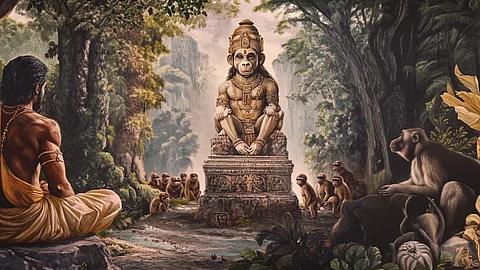 Venkannaya Meditating