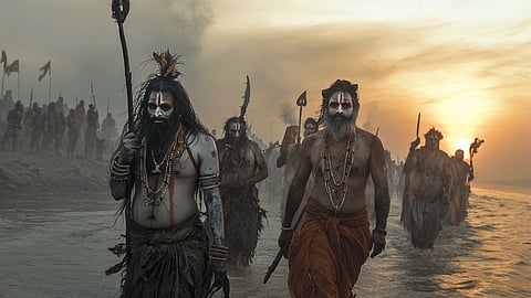 A scene at the Kumbha Mela