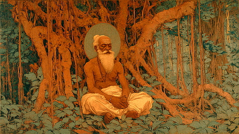 A Renunciate in Meditation