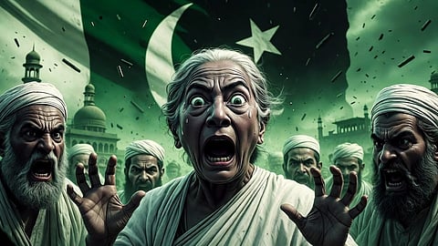 Illustration of Mamata Banerjee in Panic