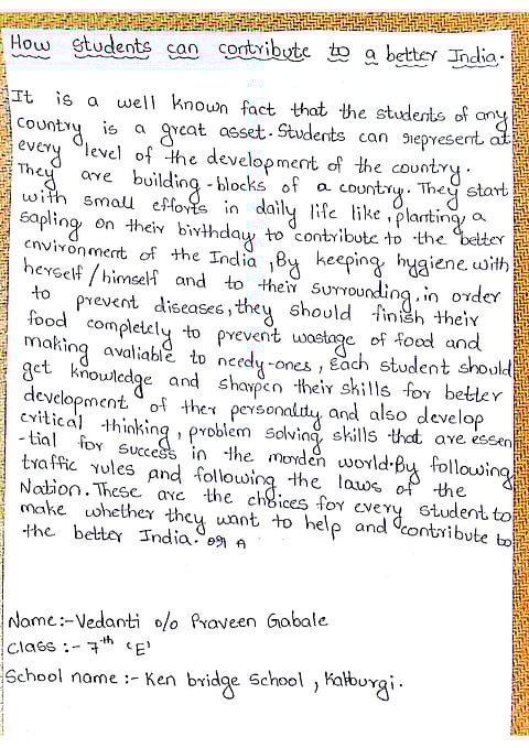 How students can contribute to a better India