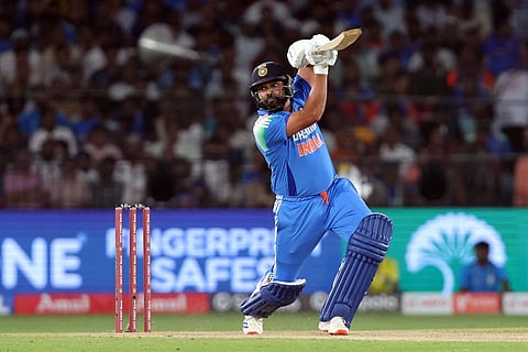 Rohit Sharma scored a 90-ball 119 during India’s four-wicket win against England in their second ODI game at the Barabati Stadium in Cuttack on Sunday.
