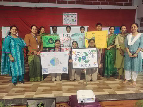 Jubilee English High School observes Environment Day